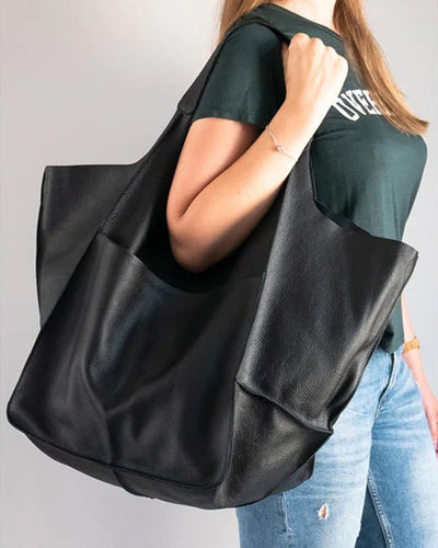 Leona- Chic & Nachhaltige Ledertasche mit Großer Kapazität - Elegante, Vielseitige Damenhandtasche