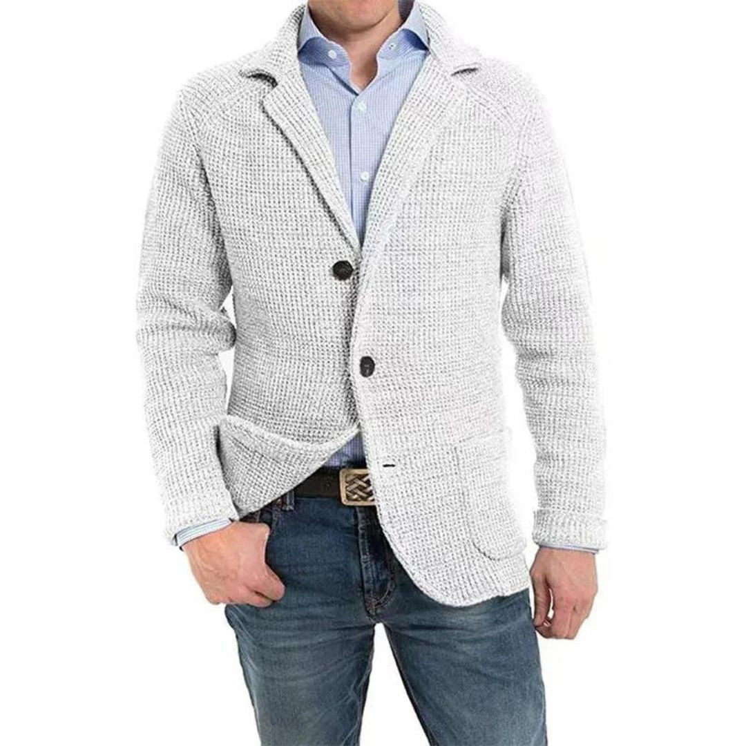 Ulysa | Strukturierter Strickblazer mit Revers