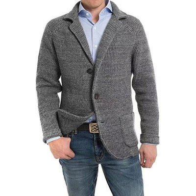 Ulysa | Strukturierter Strickblazer mit Revers