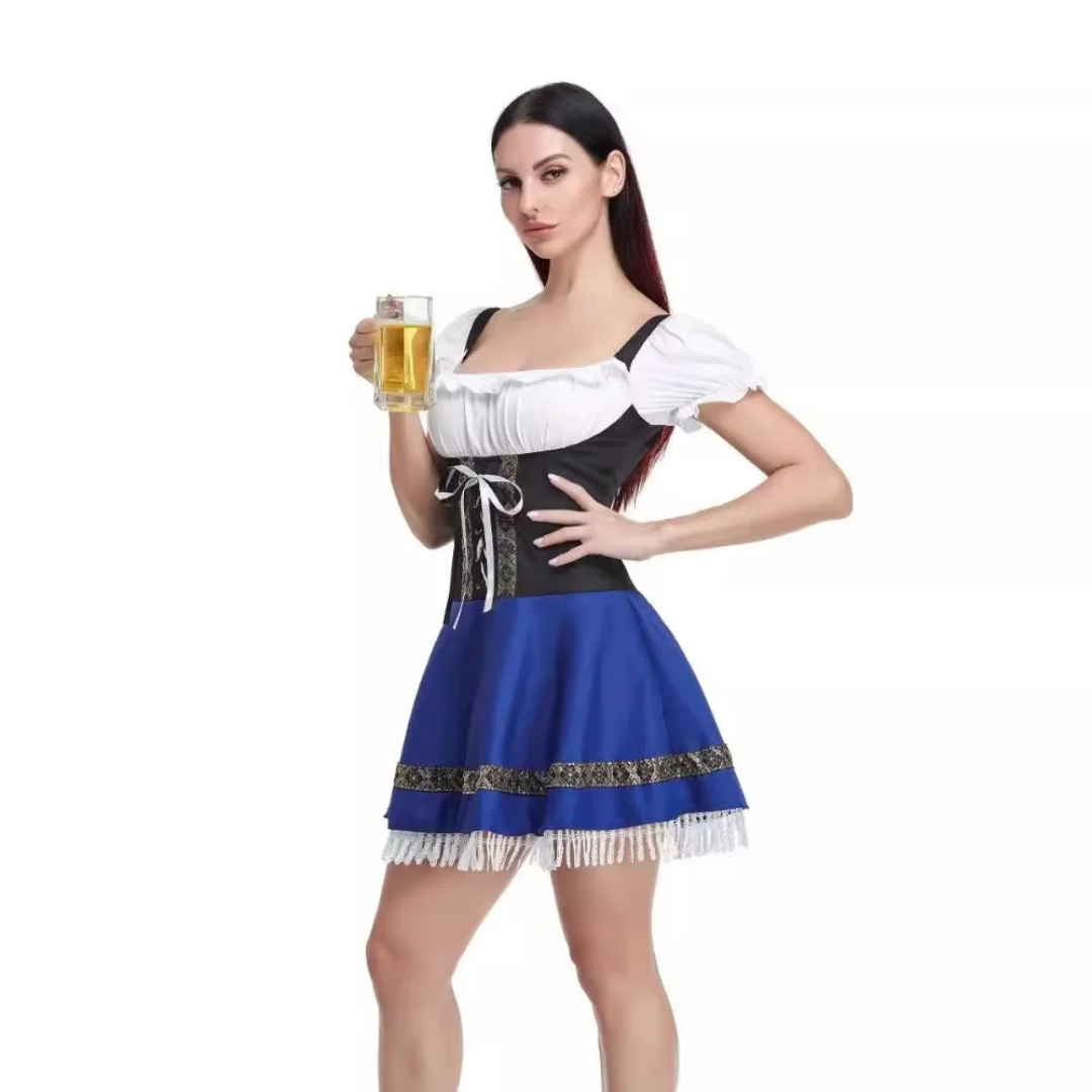 Oktoberfest Dirndl Kurzes Kleid für Damen