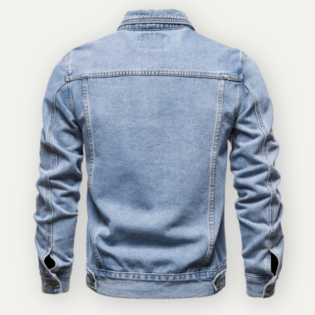 Klassische Trucker-Jacke aus Denim für Herren