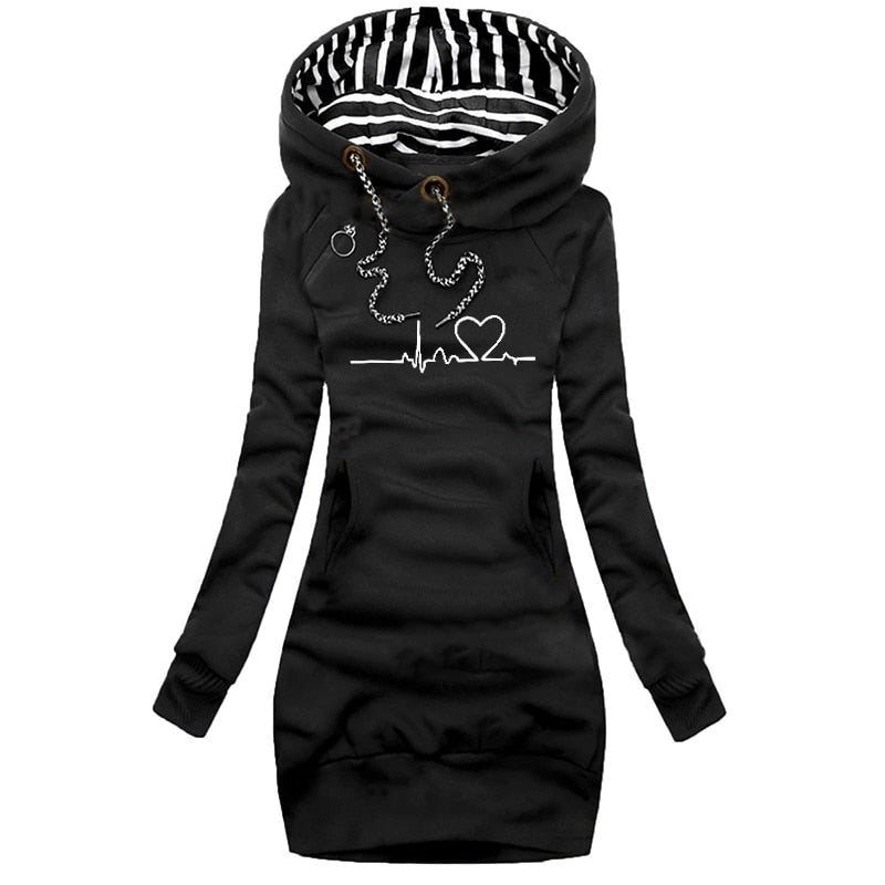 Claudya | Heartbeat Pullover – Fashion Winter Pullover Kleid