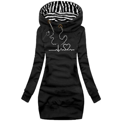 Claudya | Heartbeat Pullover – Fashion Winter Pullover Kleid