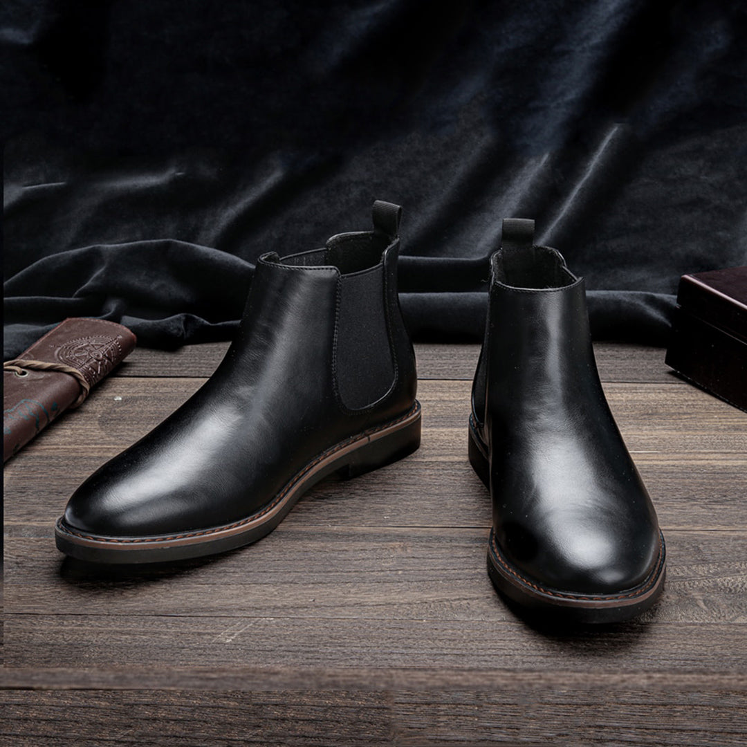 Brendan-Boots | Stilvolle leder Schuhe für Herren mit Absatz