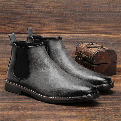 Brendan-Boots | Stilvolle leder Schuhe für Herren mit Absatz