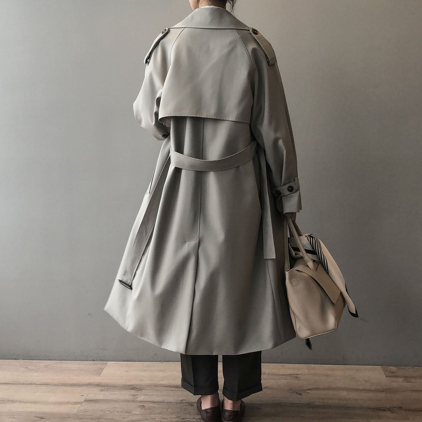 Zweireihiger Trenchcoat für Damen