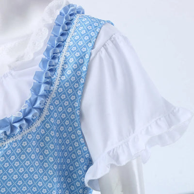 Blaues Dirndl Oktoberfestkleid für Damen