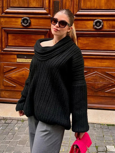 Aelwin | Sexy Oversize Pullover für Frauenn