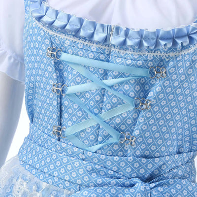 Blaues Dirndl Oktoberfestkleid für Damen