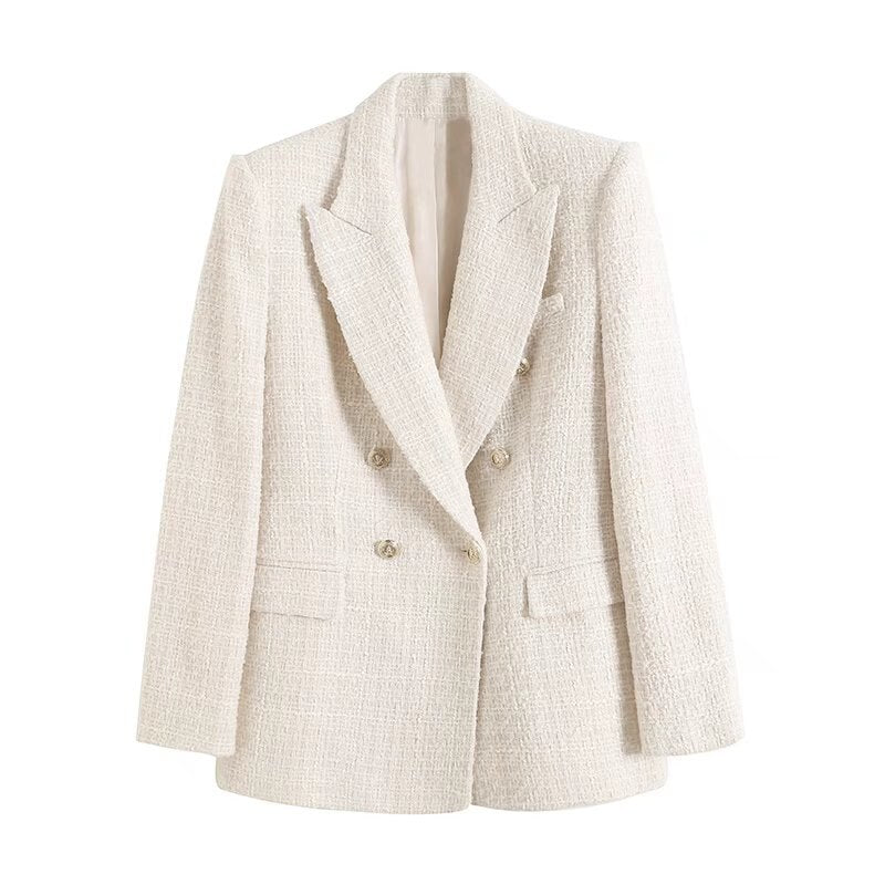 Lysenna | Beiger Vintage-Blazer für Damen