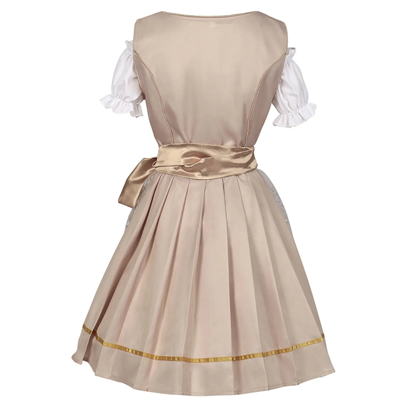 Damen Oktoberfest Dirndl Schulterfreies Kleid