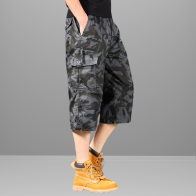 Cargo-Shorts - Lockere Passform - Capri-Hosen - Cargo-Hosen - Herrenhosen