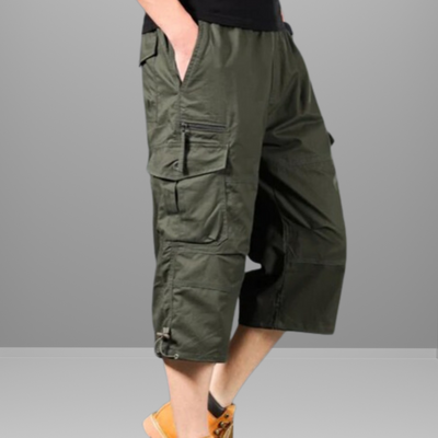 Cargo-Shorts - Lockere Passform - Capri-Hosen - Cargo-Hosen - Herrenhosen