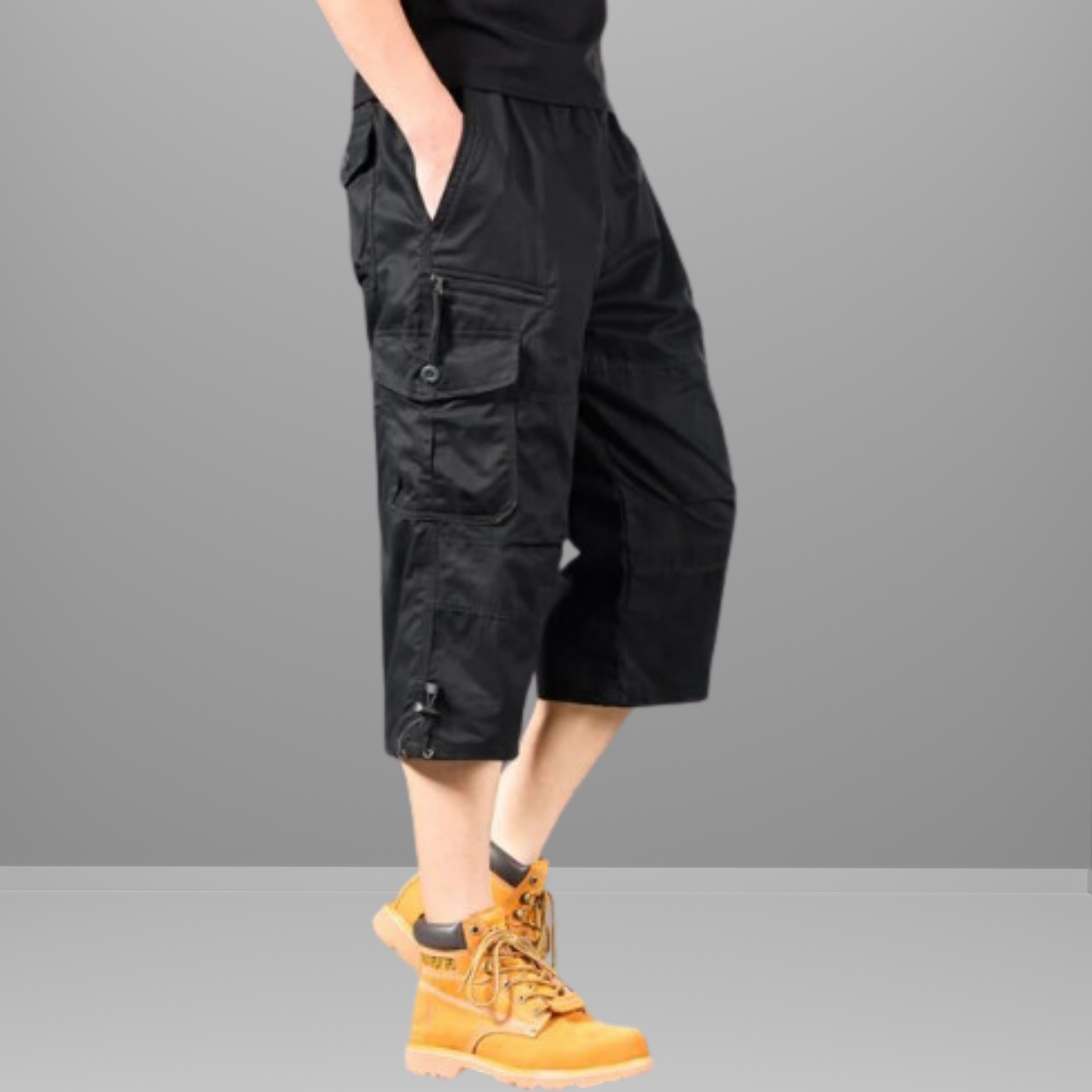 Cargo-Shorts - Lockere Passform - Capri-Hosen - Cargo-Hosen - Herrenhosen