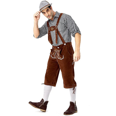 Herren Oktoberfest-Kostüm im Dirndl-Stil