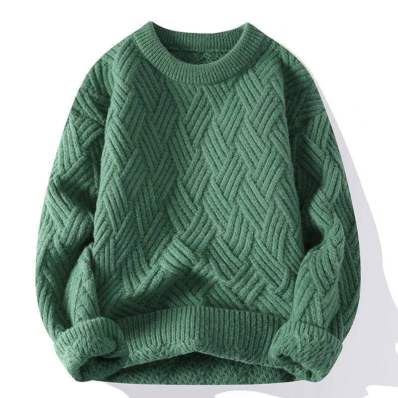 Ura | Gemütlicher Strukturierter Strickpullover