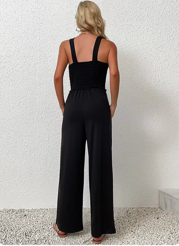 Kyleen - Sommermode Jumpsuit mit weitem Bein