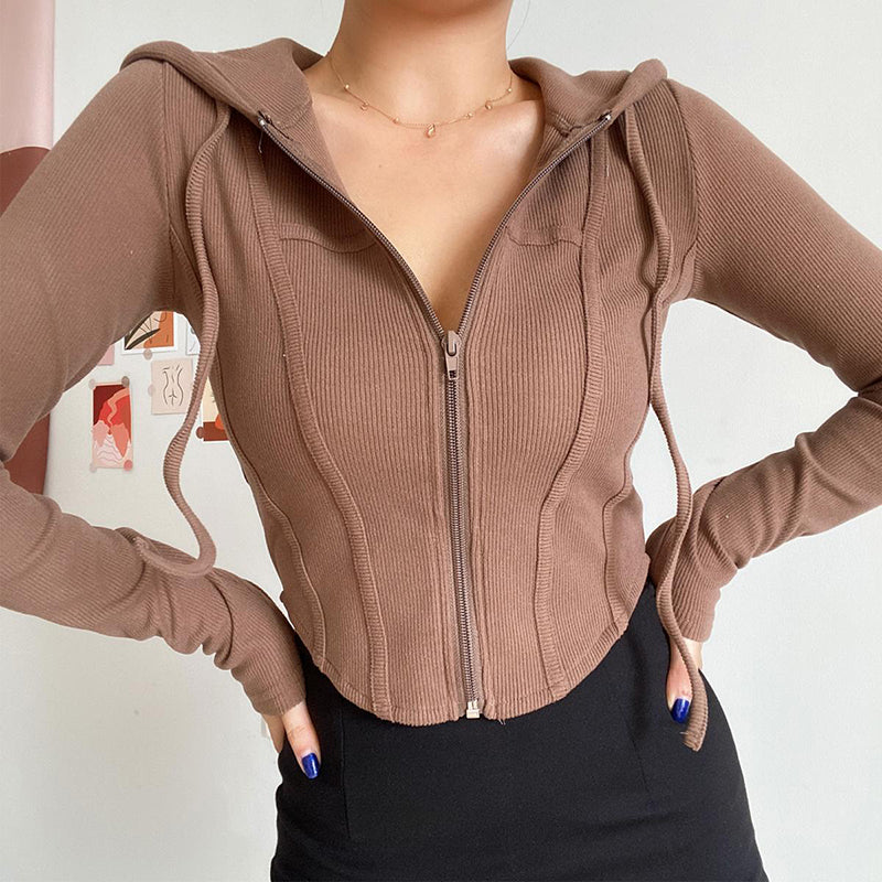 DEBORAH - Slim Fit Kurzer Cardigan