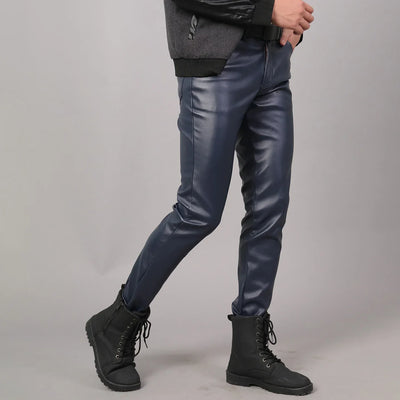 Declan - Elastische Herren-Lederhose im Skinny Fit