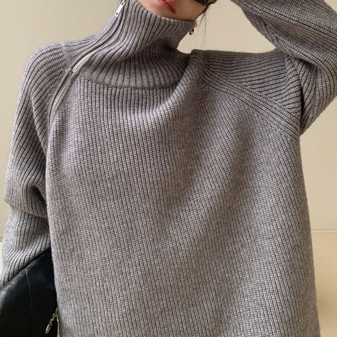 Yzella | Hochgeschlossener Pullover