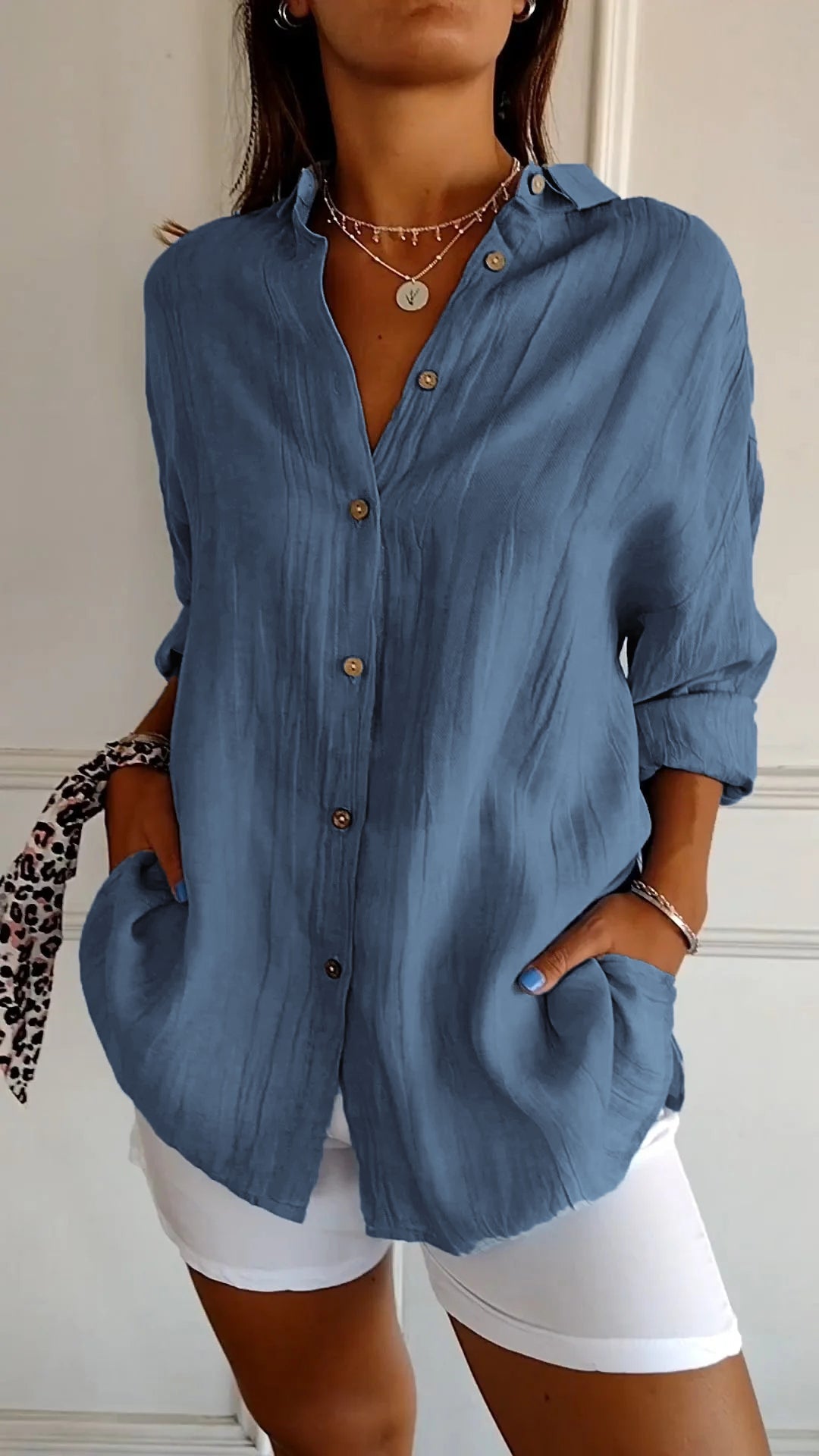 Camila - Komfortable & Leichte Bluse für Damen