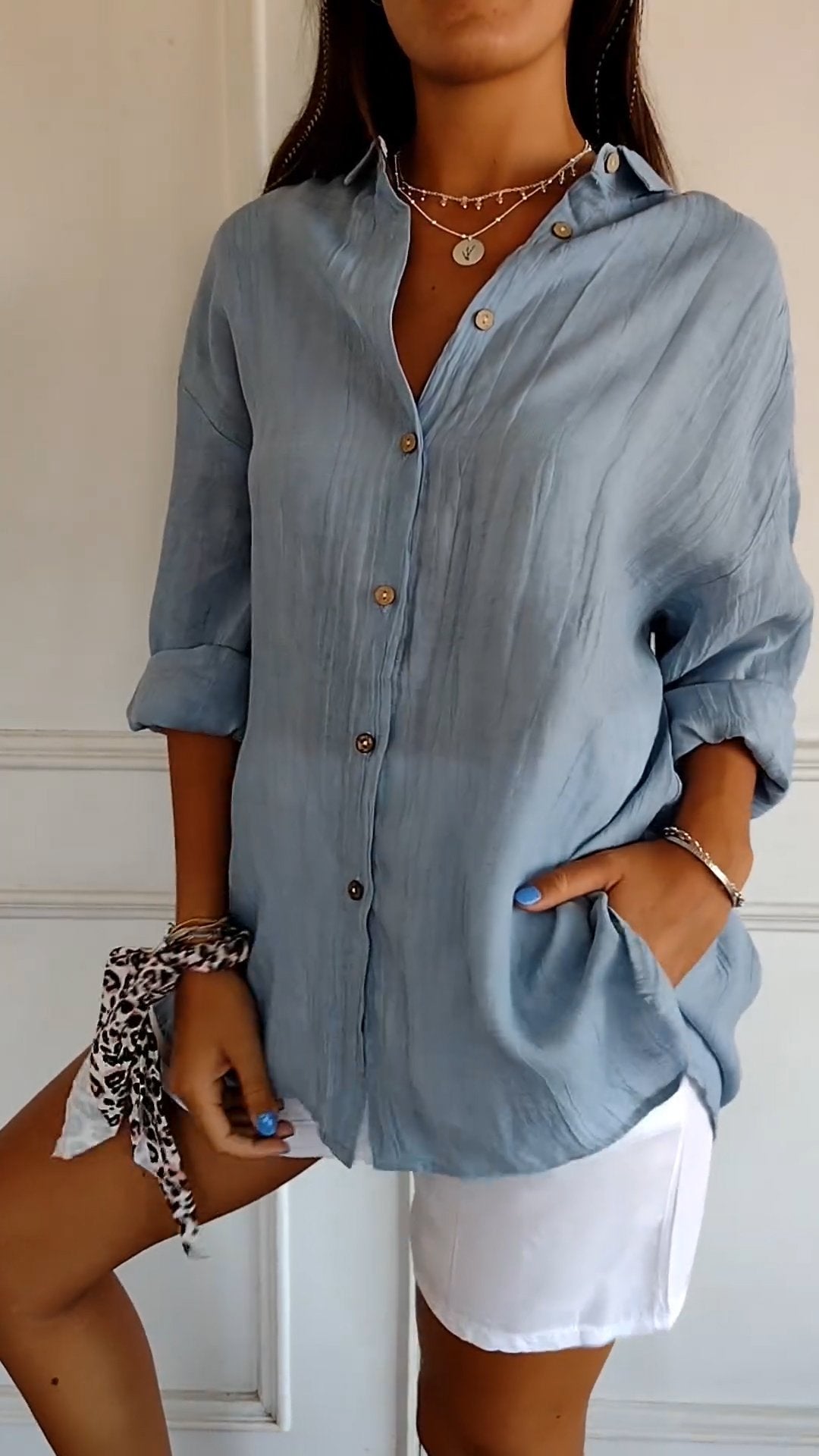 Camila - Komfortable & Leichte Bluse für Damen
