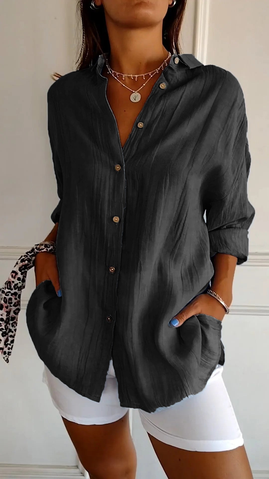 Camila - Komfortable & Leichte Bluse für Damen