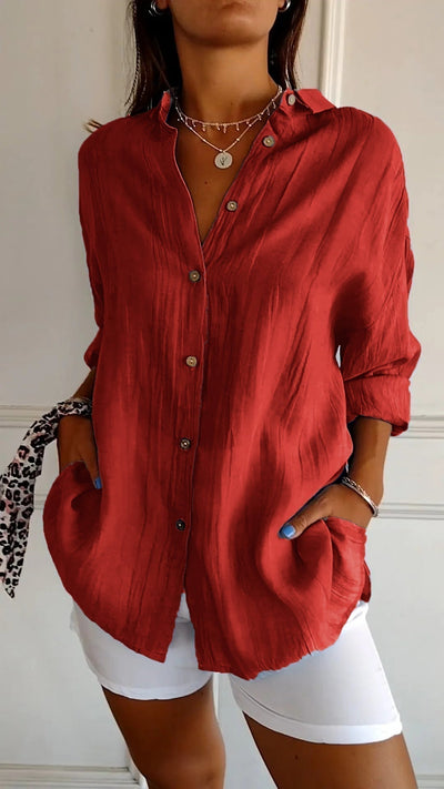 Camila - Komfortable & Leichte Bluse für Damen