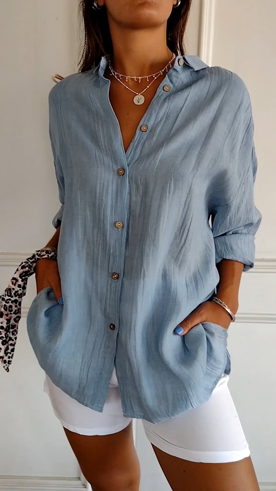 Camila - Komfortable & Leichte Bluse für Damen