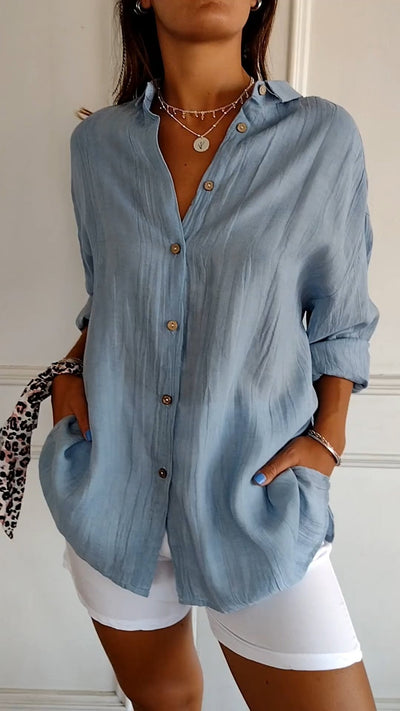 Camila - Komfortable & Leichte Bluse für Damen
