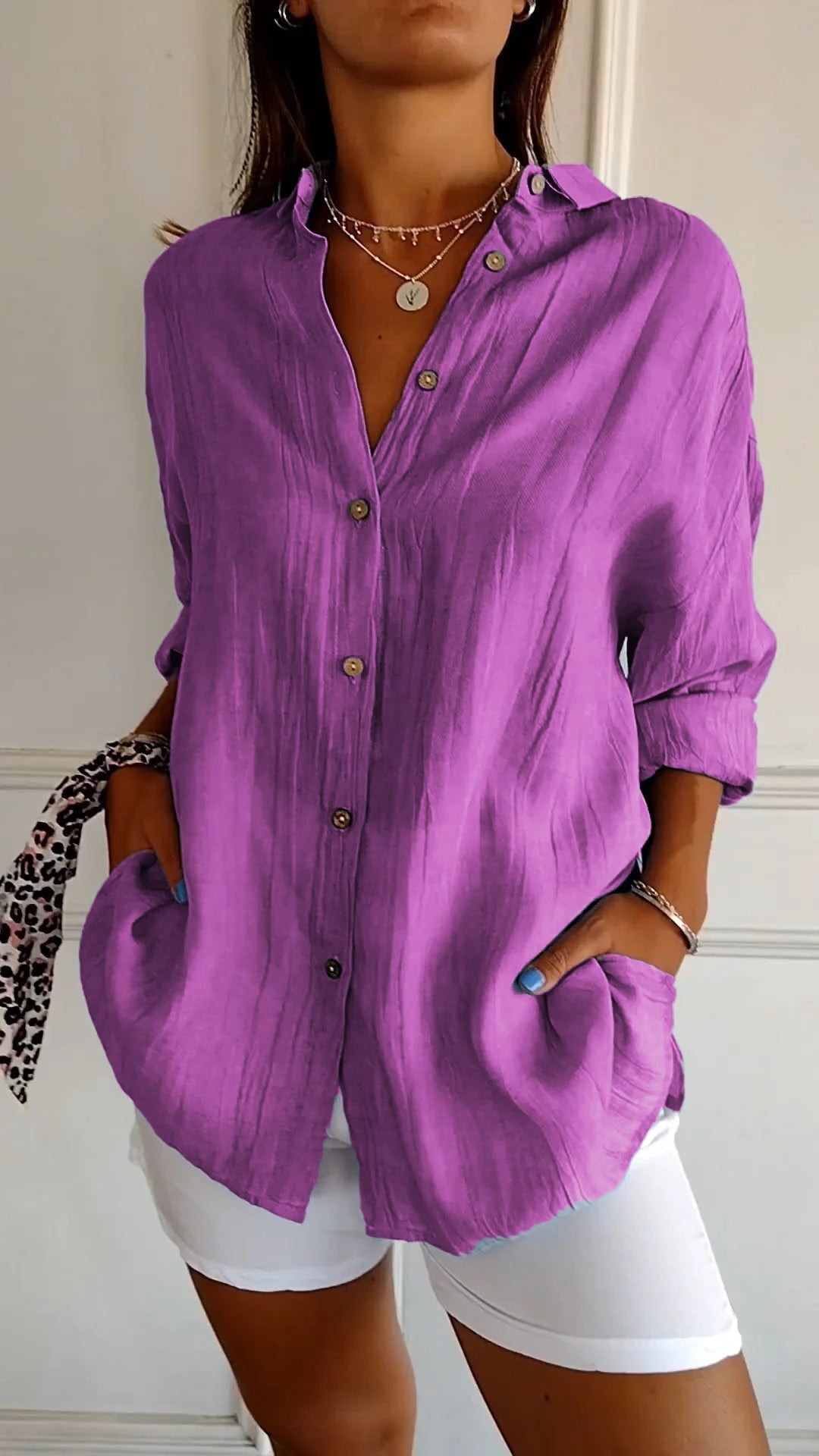 Camila - Komfortable & Leichte Bluse für Damen