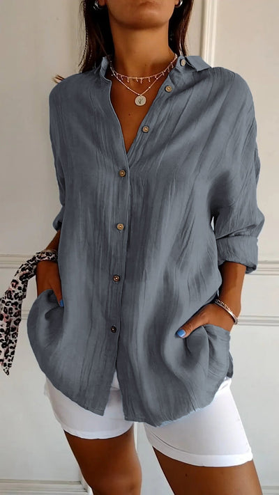 Camila - Komfortable & Leichte Bluse für Damen