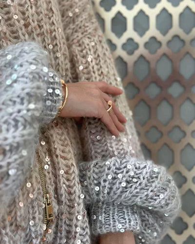 Briala | Pullover mit Seide und Glitzer-Effekt